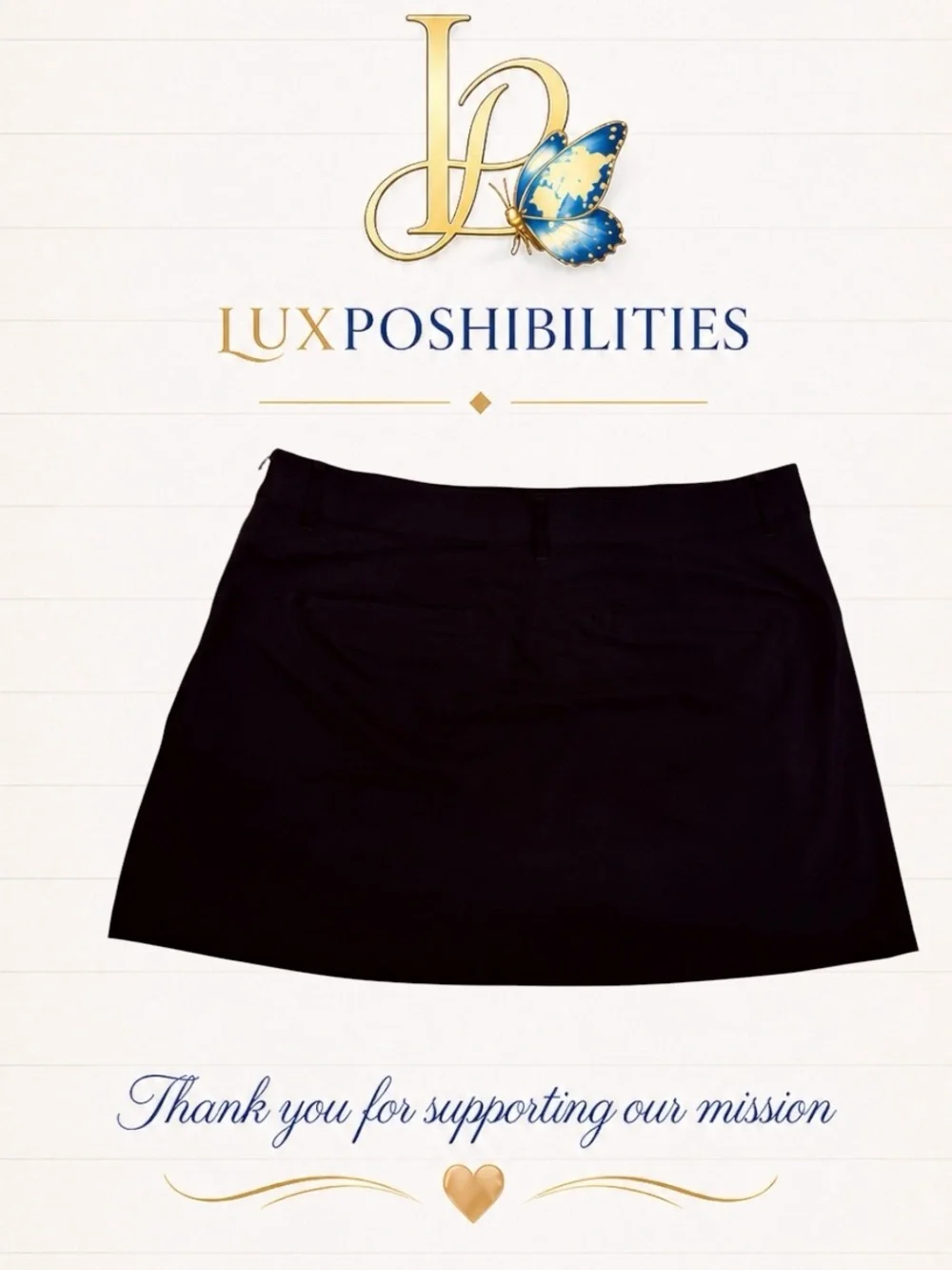 lululemon NWT 33 4” Stretch Twill Front pleat golf skirt